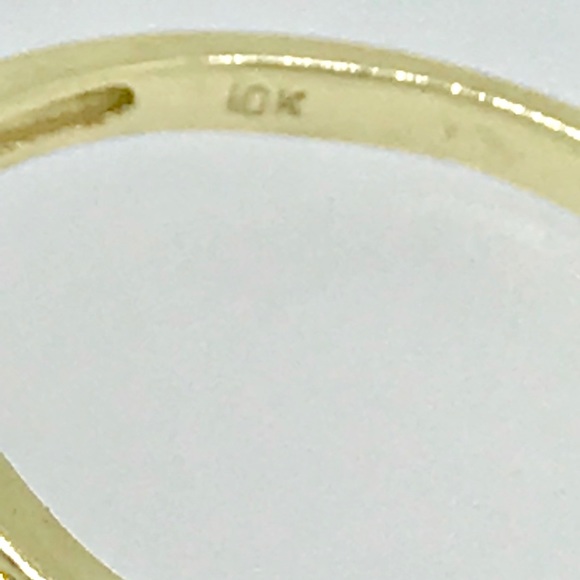 .24 ctw real diamonds 10kt yellow gold ring - Picture 4 of 7